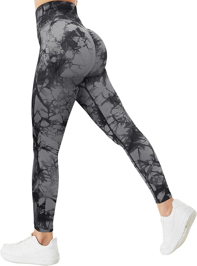 Leggings Deportivos de Compresión para Mujer Yoga Largo Slim Fit Fitness Gym Pantalones Opaco Scrunch Butt